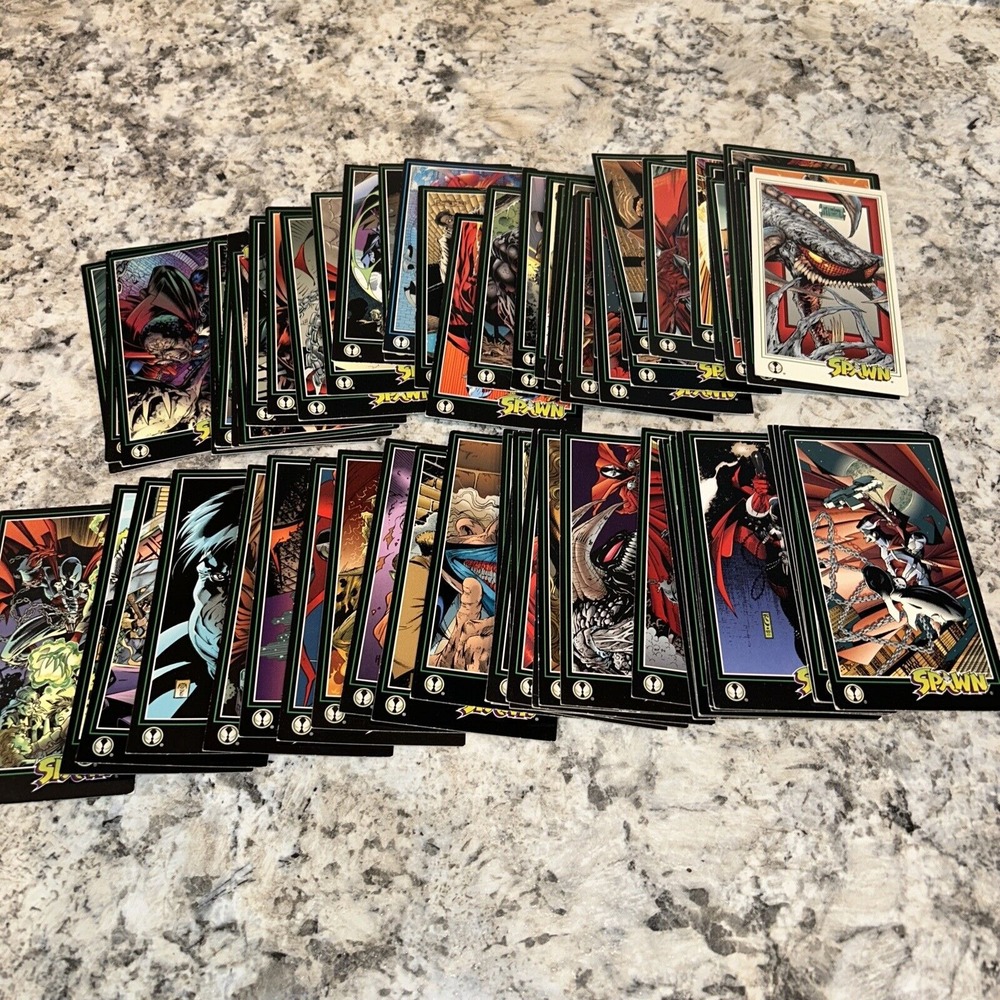 Lot of 70 Wildstorm Spawn Widevision Todd Toys Cards Comics Rare C1